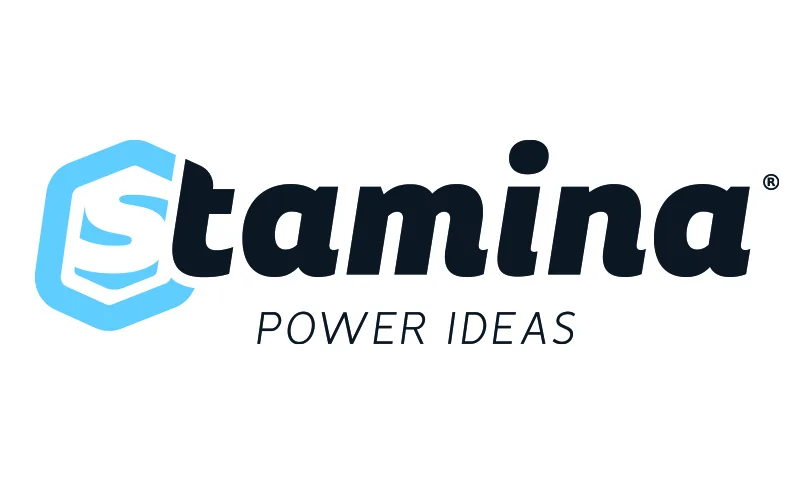 Logotipo de Stamina Power Ideas, productos promocionales