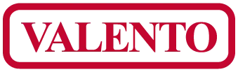 Logotipo de Valento, marca de ropa de trabajo