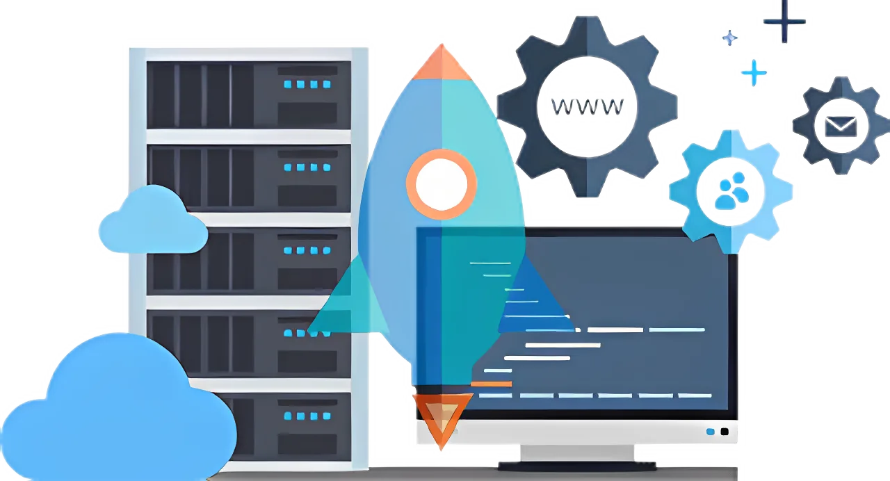 Servidores y cohete: alojamiento web rápido y seguro